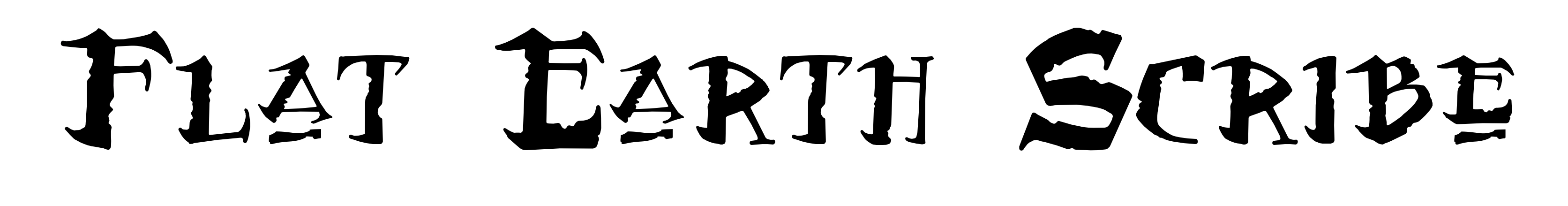 Flat Earth Scribe